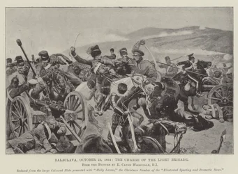 Balaclava, 25 October 1854, the Charge of the Light Brigade